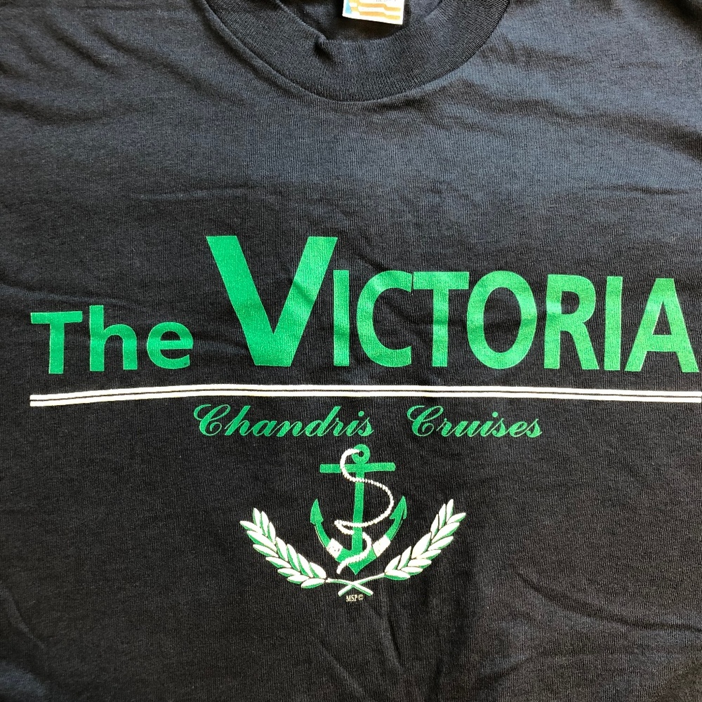 Vintage The Victoria Nautical Cruise T Shirt USA